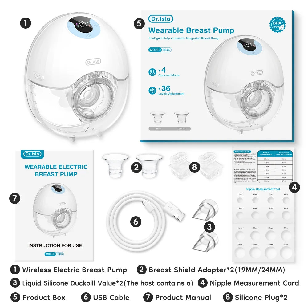 Matercozy MamaFlow™ Wearable Breast Pump.