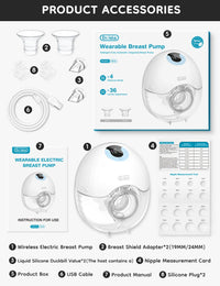 Matercozy MamaFlow™ Wearable Breast Pump.