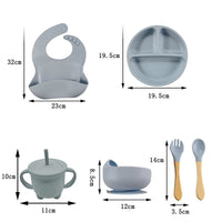 Matercozy TinyBites™ Silicone Feeding Set.