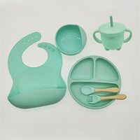 Matercozy TinyBites™ Silicone Feeding Set.