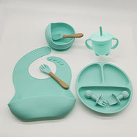 Matercozy TinyBites™ Silicone Feeding Set.