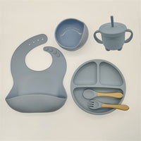 Matercozy TinyBites™ Silicone Feeding Set.