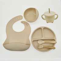 Matercozy TinyBites™ Silicone Feeding Set.