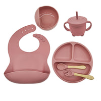Matercozy TinyBites™ Silicone Feeding Set.