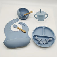 Matercozy TinyBites™ Silicone Feeding Set.